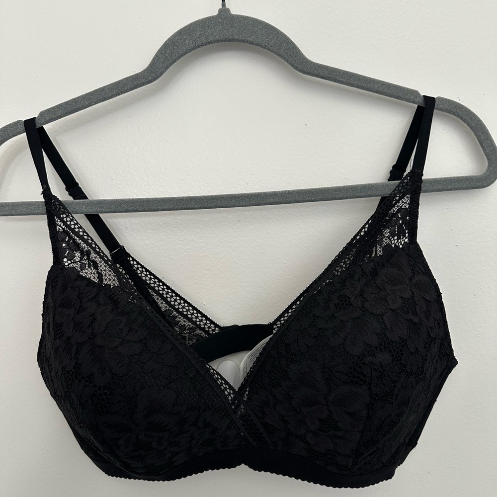 Knix New Black Lace Bralette